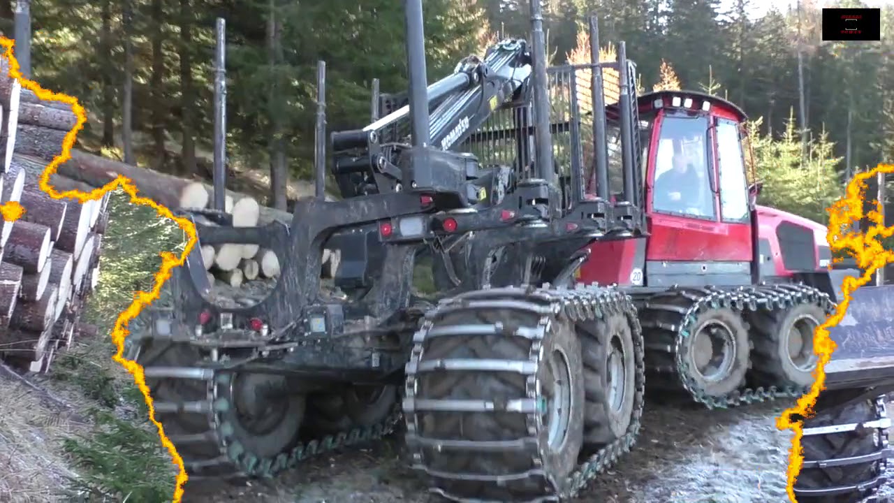 Komatsu Forwarder ( 2020 ) 《 🌲 Diesel Power Tour Saualpe Kärnten 🌲 》5 / 5