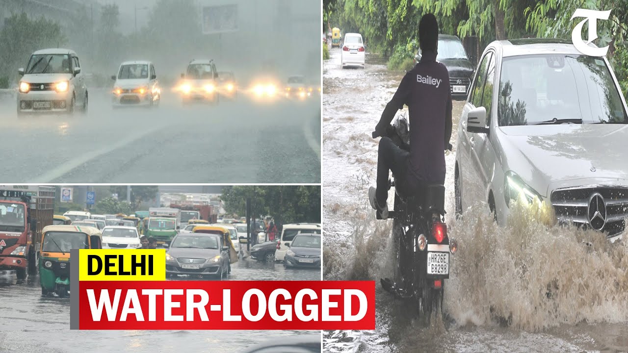 Heavy rains lead to water-logging, traffic snarls at several places in Delhi