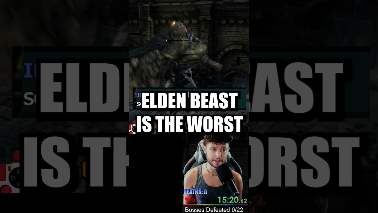 Elden Beast is bad #eldenring #bosses #fromsoftware #bloodborne