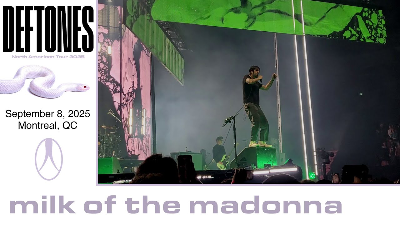 Deftones - milk of the madonna | Live; Montreal (08-09-2025)