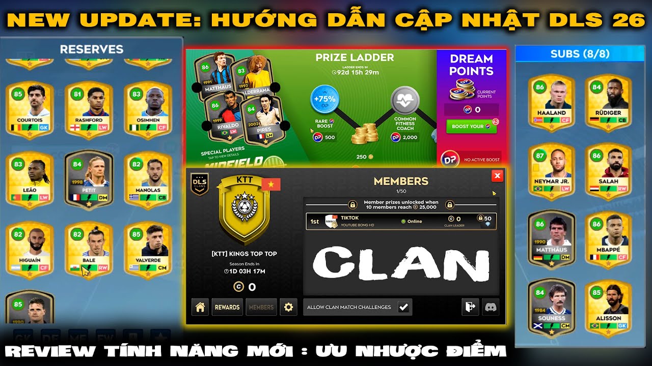 DLS 26 | NEW UPDATE : Hướng dẫn cập nhật DLS 26 | T&iacute;nh năng mới hay nhưng chưa ổn