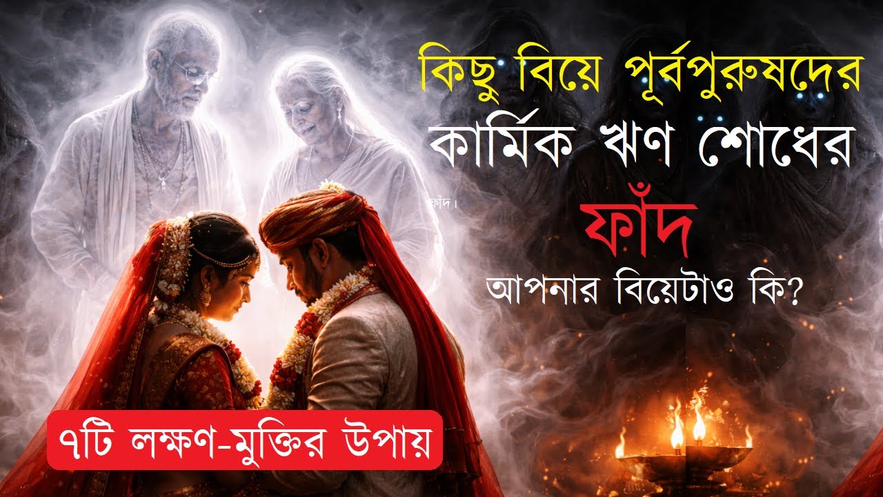 কিছু বিয়ে পূর্বপুরুষদের কার্মিক ঋণ শোধের ফাঁদ। আপনার বিয়েটাও কি? #KarmicDebt #KarmicMarriage