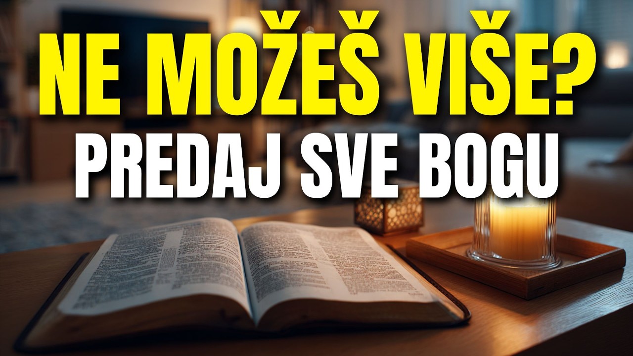 Pre nego što te dan proguta: snažna molitva da svoju svakodnevicu u potpunosti predaš Bogu