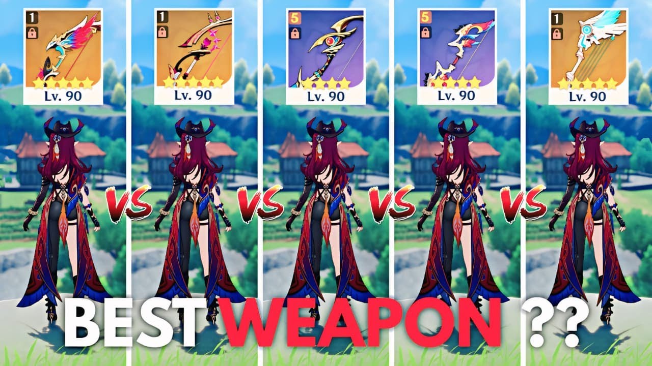 Best Weapon For Chasca? Chasca Weapon Comparison! Genshin Impact