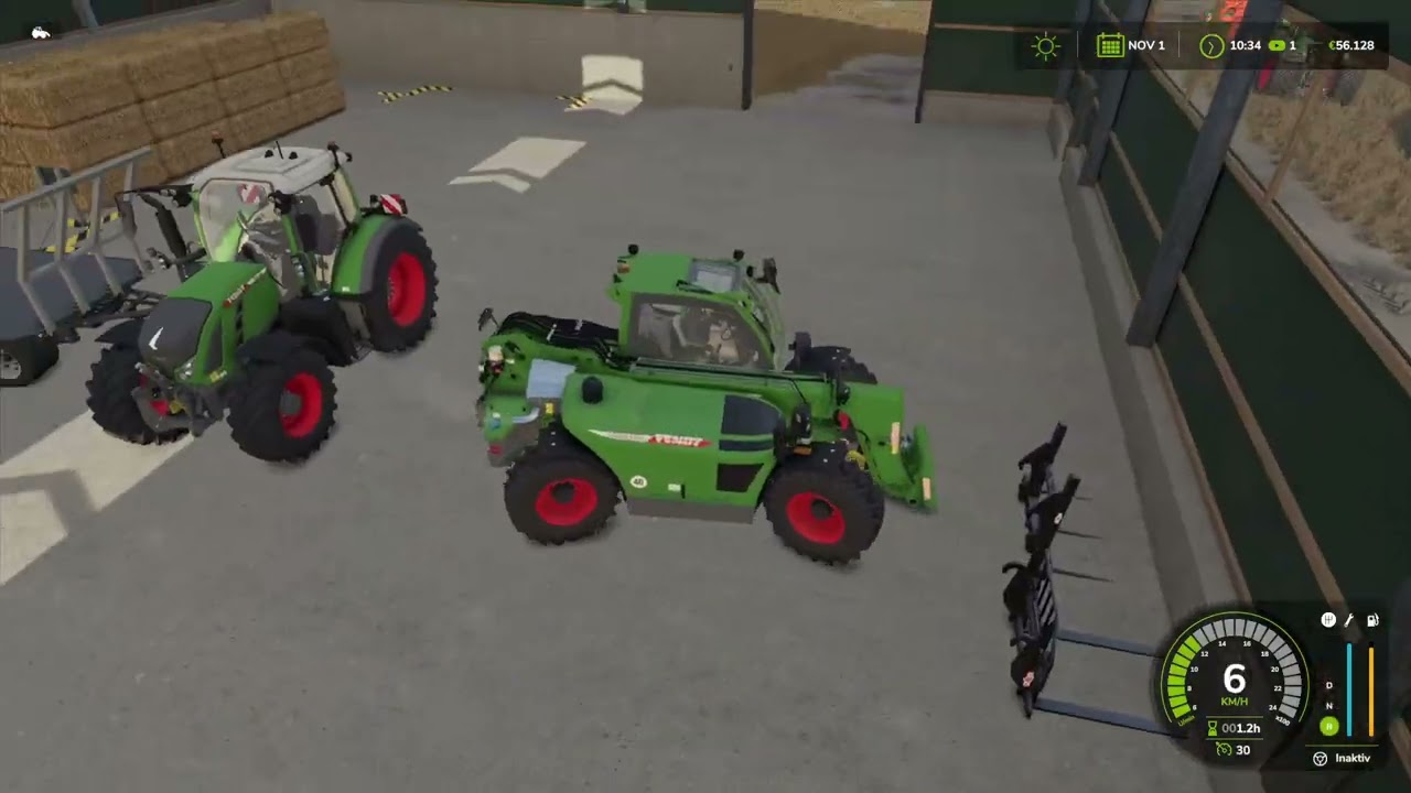 Füttern von Kühen und Mulchen von Feld  I in Schwesing Bahnhof I Farming Simulator 25 I Episode 8