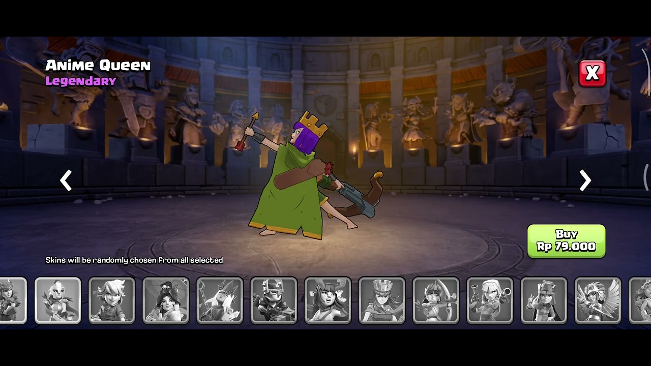Anime Queen Skin #clashofclans 