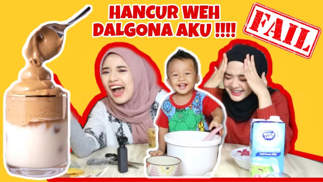 Dalgona Coffee & Milo Viral Senang Gila Nak Buat 😍🔥