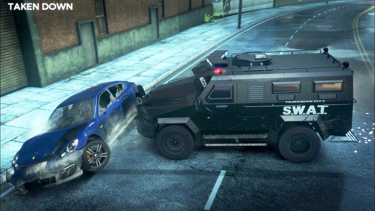 Need For Speed Most Wanted Action Packed Police Chase Porsche Panamera Tubro S
