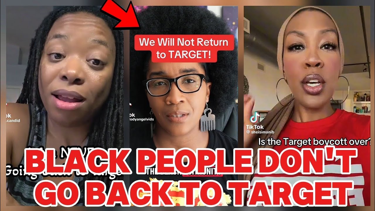 BLACK PEOPLE BOYCOTT TARGET/WE ARE NOT GOING BACK THERE