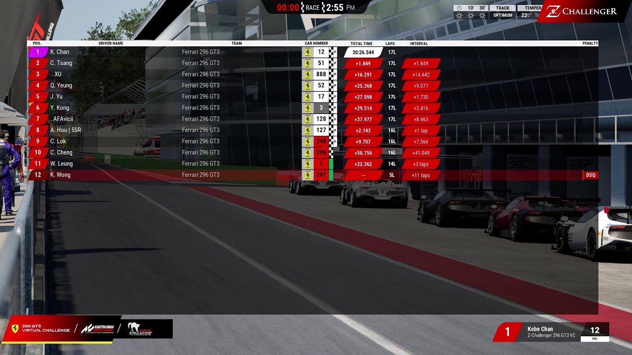 |𝐙-𝐂𝐡𝐚𝐥𝐥𝐞𝐧𝐠𝐞𝐫 𝟐𝟗𝟔 𝐆𝐓𝟑 𝐕𝐢𝐫𝐭𝐮𝐚𝐥 𝐂𝐡𝐚𝐥𝐥𝐞𝐧𝐠𝐞第二站決戰Monza 廣東話旁述直播|