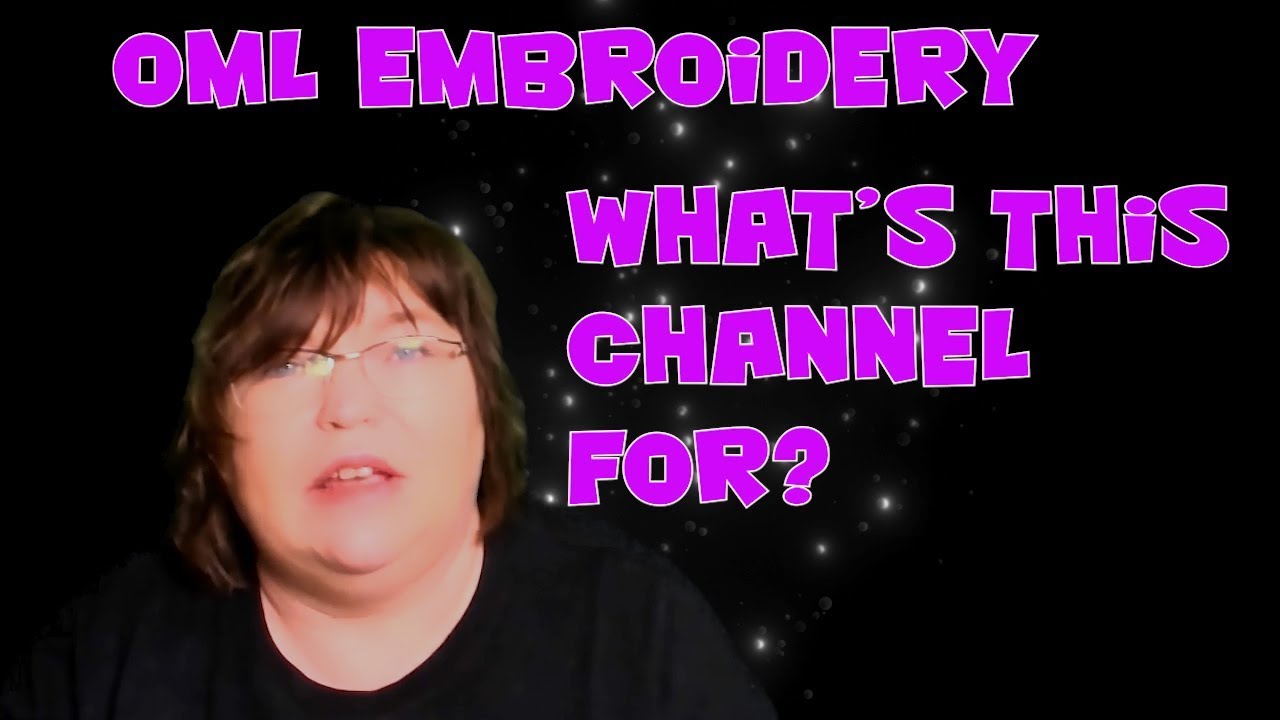 OML Embroidery 😎Sue's Machine Embroidery BLOG 1-why do I do this?