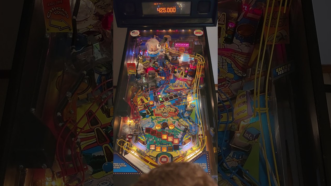 Rollercoaster Tycoon Pinball Gameplay in 4K! 33 minute game, 48 Million Pts!