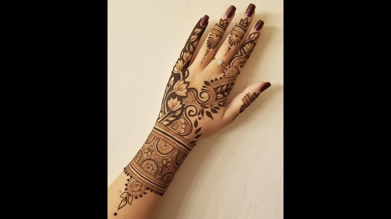 Simple Elegant Henna Design