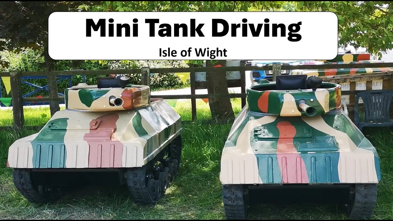 Off road mini tank driving experience with paintball shooting - Ryde - Isle of Wight