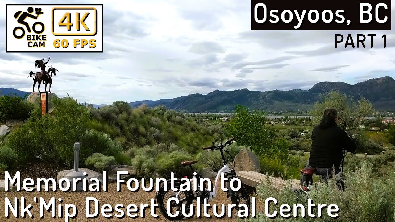 🚴‍♂️ Cycle Through Canada's Only Desert: Osoyoos, British Columbia in 4K! 🌵✨