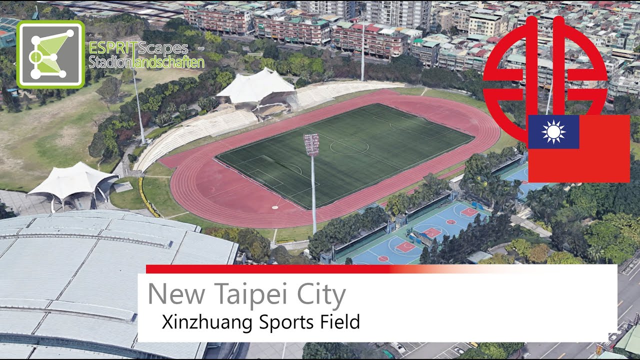 Xinzhuang Sports Field | Google Earth 360° Rotation