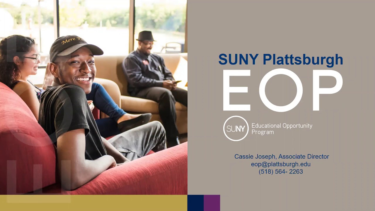 SUNY Plattsburgh Online Webinar: Educational Opportunity Program (EOP)