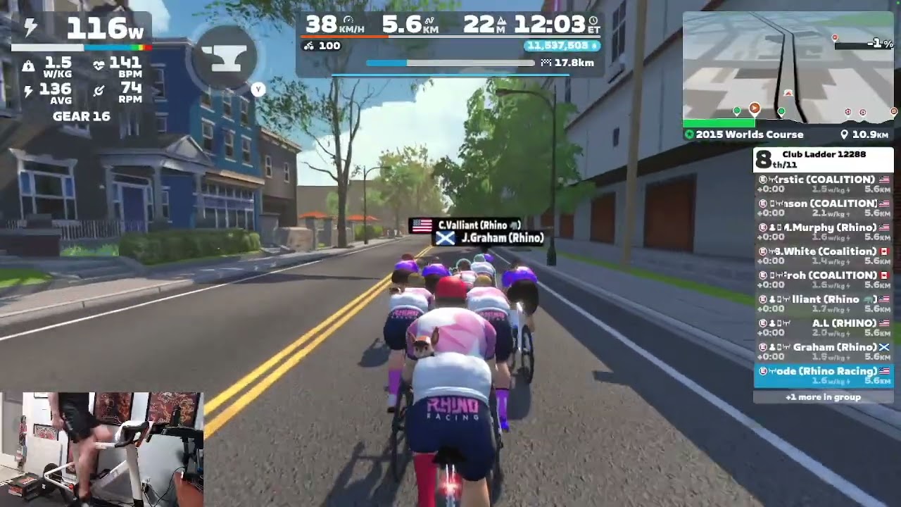 ZWIFT - 5v5 - Rhino vs Coalition -  Richmond UCI  - 12/30/25