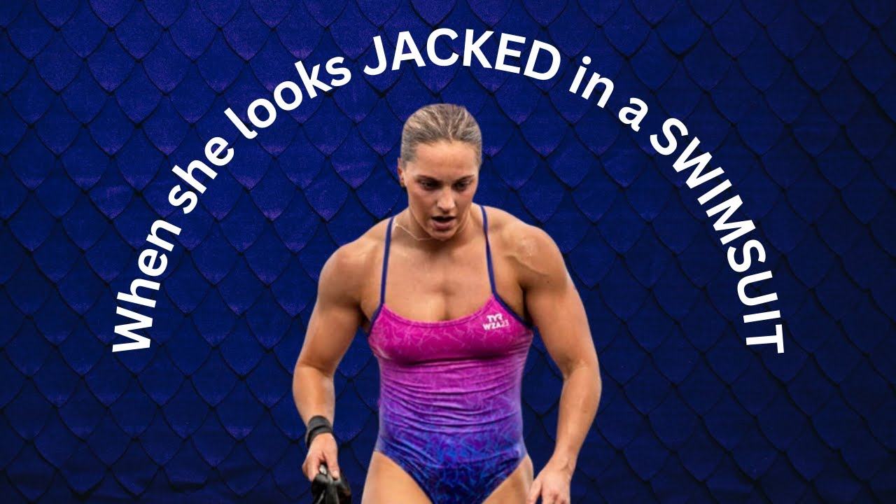 When she looks JACKED in a SWIMSUIT 👙