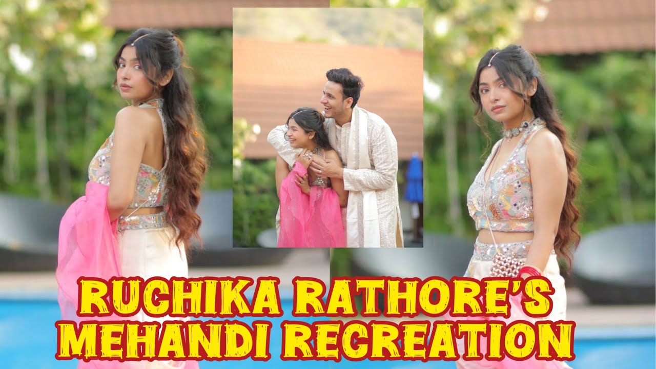 Ruchika’s engagement mehandi recreation #mehandirecreation #ruchikarathore #malhans #recreation 