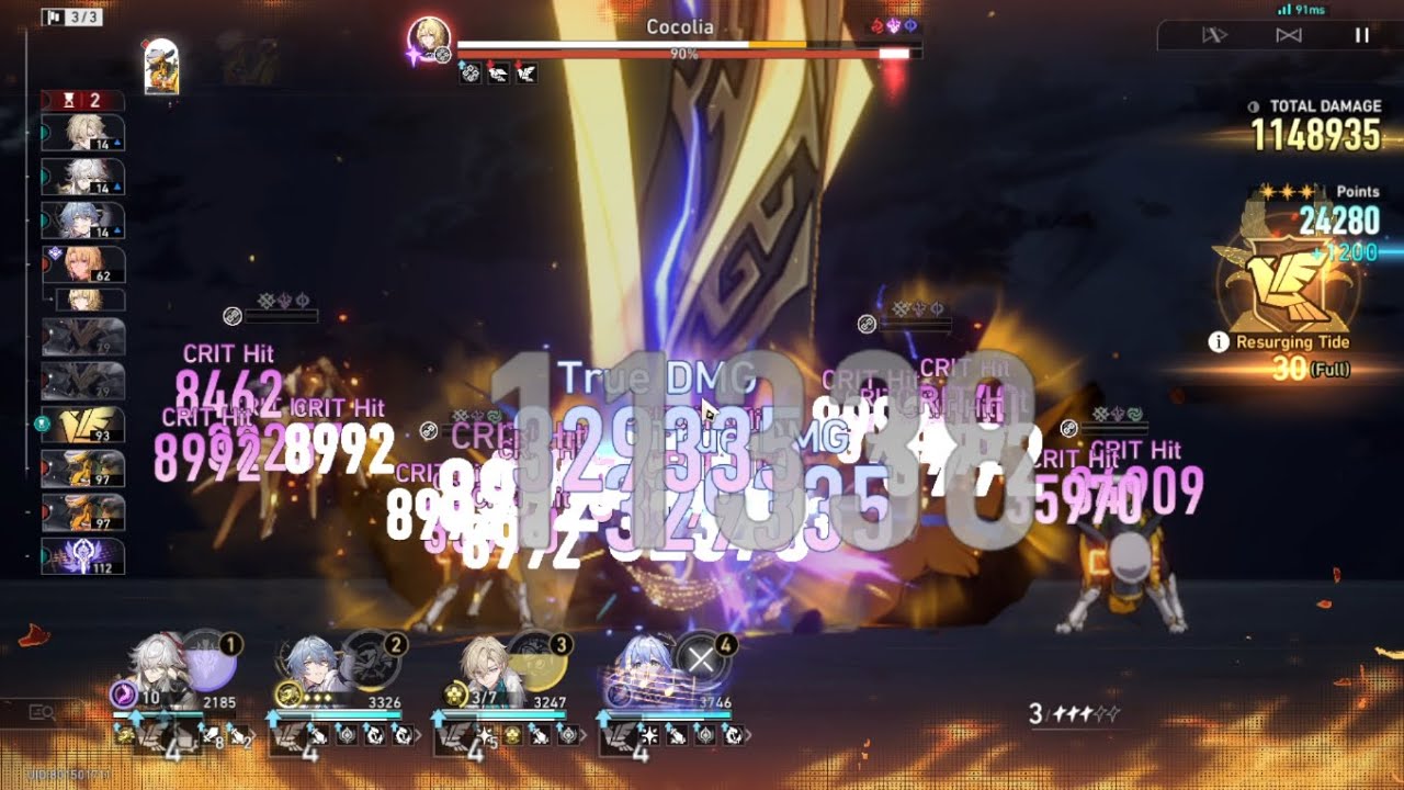 Honkai: Star Rail - Pure Fiction 02/25 1st Half - F2P E0S0 JingYuan 40K