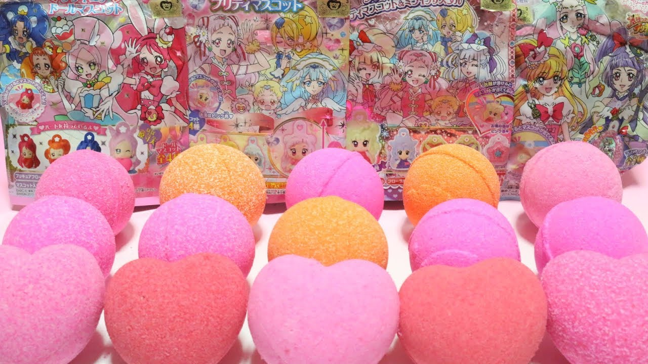 びっくらたまご プリキュアスーパースターズ×15 PRECURE Bath ball HUGっと！プリキュア キラキラプリキュアアラモード 魔法つかいプリキュア バスボール 入浴剤