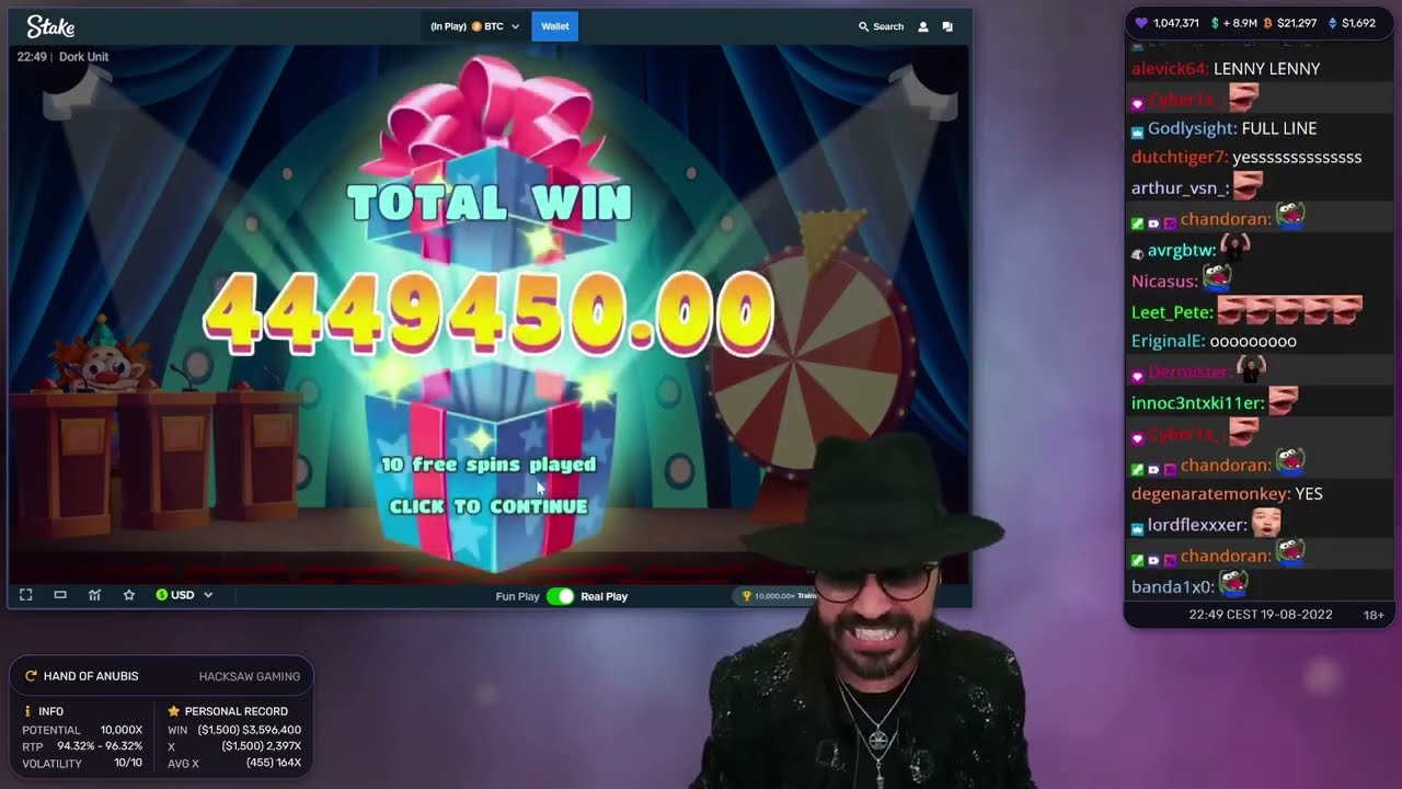 ROSHTEIN 4.5 MILLION WIN 💰 DORK UNIT!
