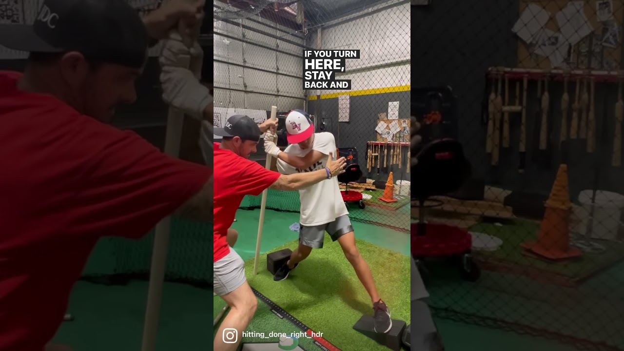 Separation Feel🤘 #hittingdrills #baseballswing #fitness #hitting #baseballhitting