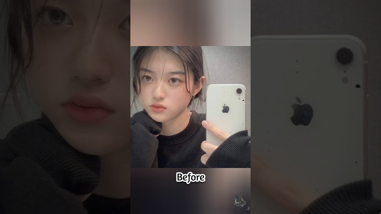Новичок-айдол привлекает внимание драматичными фотографиями &laquo;до&raquo; и &laquo;после&raquo; #Kpop #Shorts