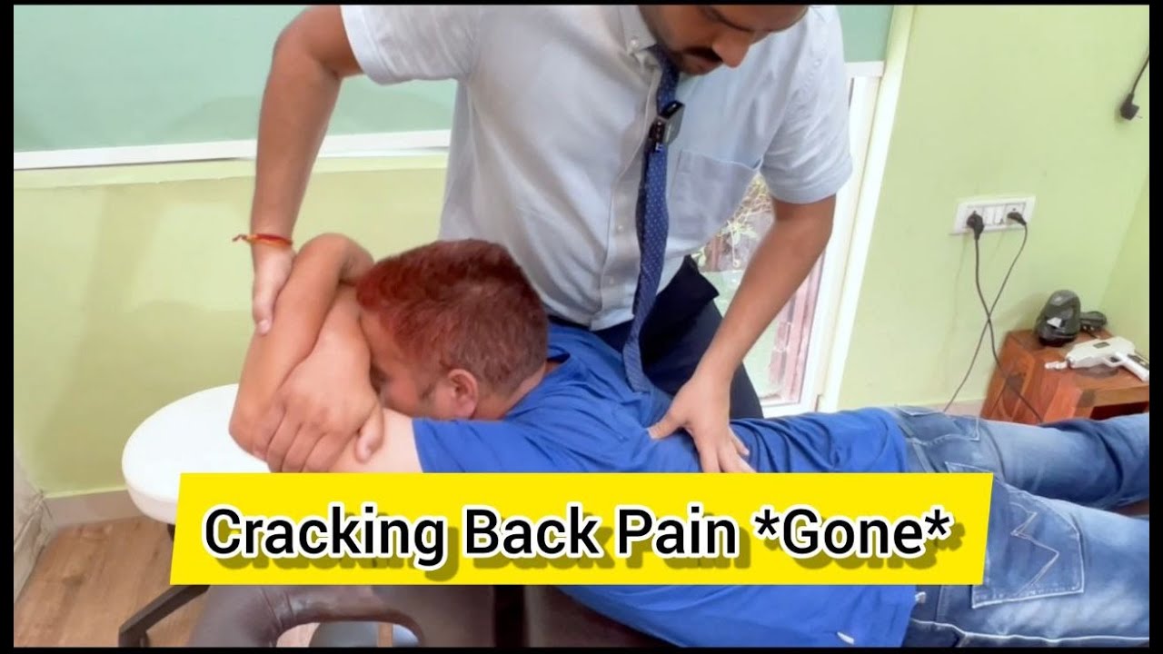 Back and Neck  Pain cracking sound pain *Gone*😱😱😱| Dr Harish Grover| Painflame Clinic .