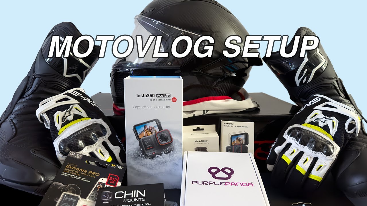 Ultimate Motovlog Helmet Setup: Insta360 Ace Pro