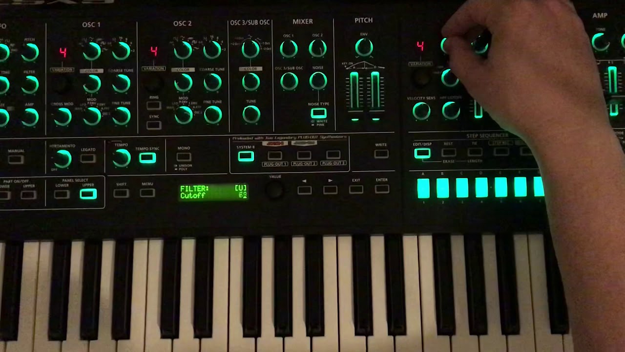 Jamuary 2021 Day 23 — Roland System-8 Bitimbral Sequences