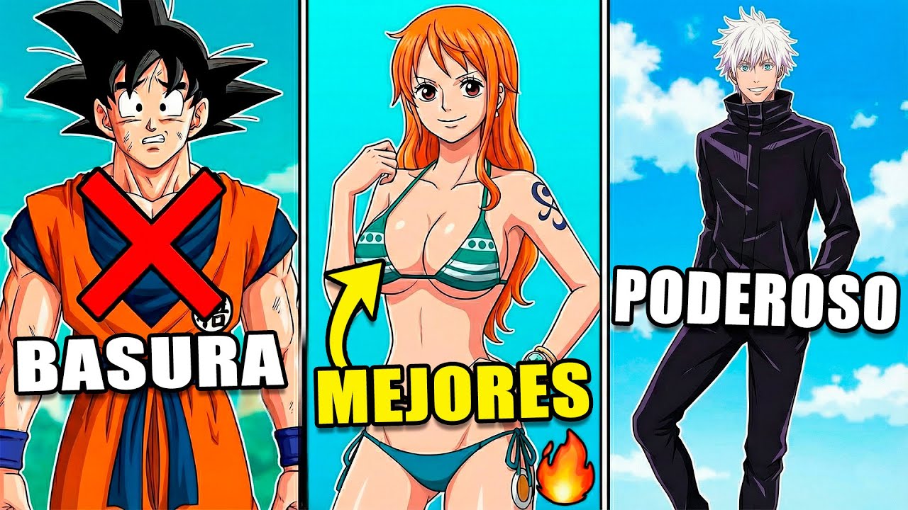 DRAGON BALL es BASURA || Las MEJORES TET4S del ANIME || El PERSONAJE mas FUERTE segun la IA