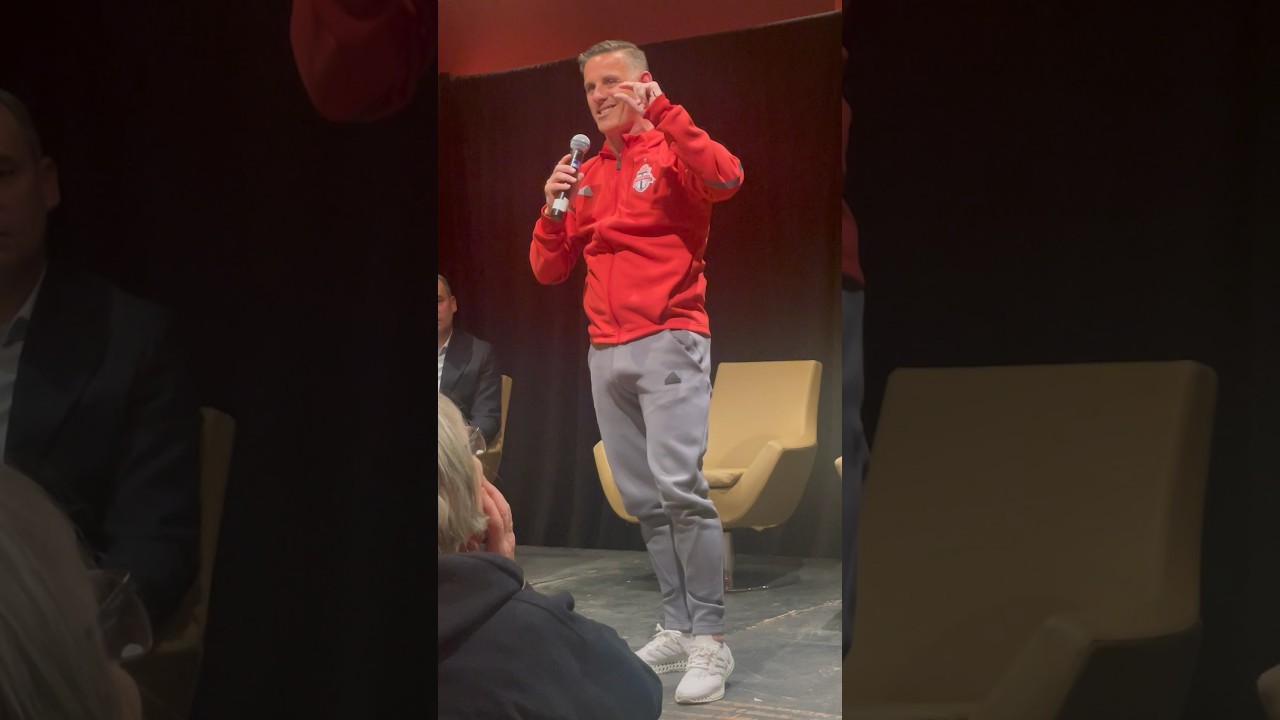 John #Herdman Tactical Presentation to the #TorontoFC supporters ahead of #TFCLive 2024 season