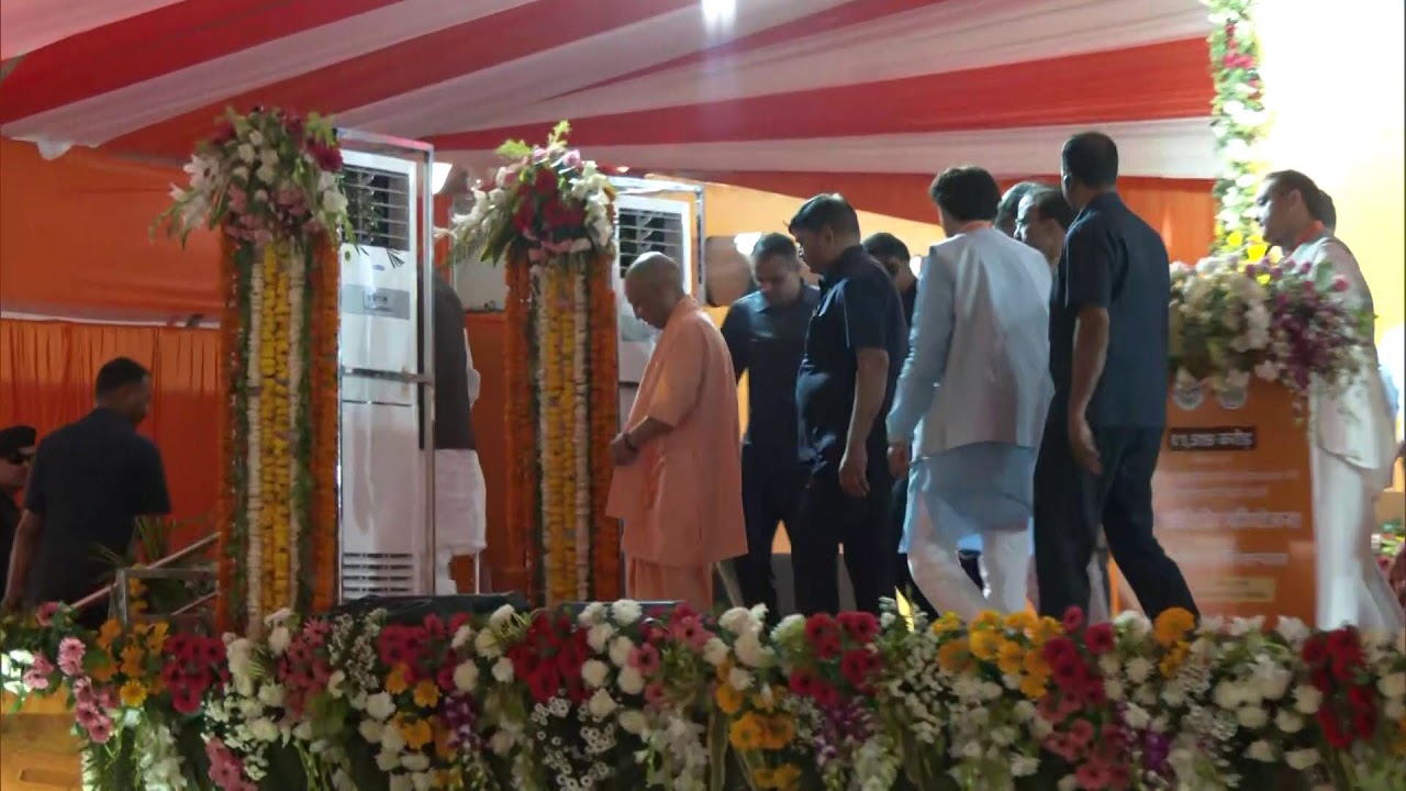 Inauguration of green corridor in Lucknow.