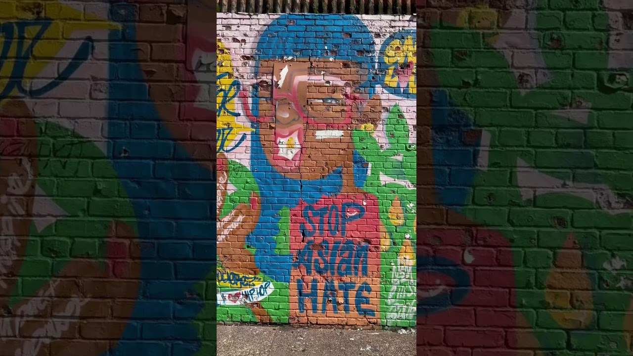 STOP ASIAN HATE! #nycgraffiti #graffiti #nycart #graffitiartist #streetart #muralart  #spraypaint