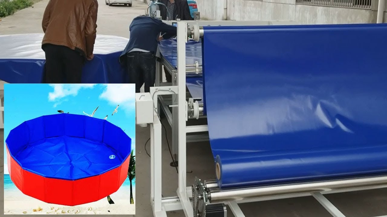 Hot air PVC swimming pool welding machine