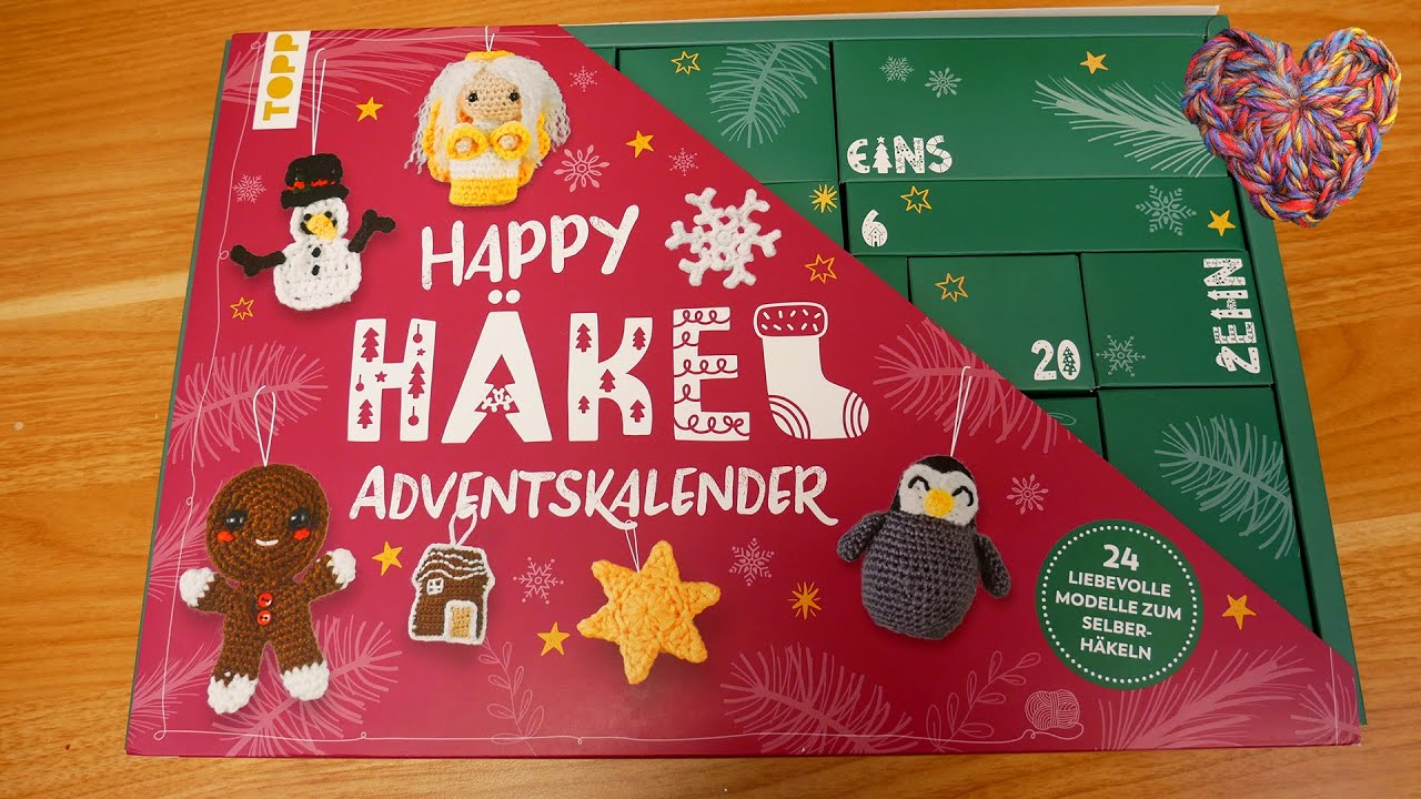 Häkel Adventskalender Topp | 24 Überraschungen für den Advent | Unboxing