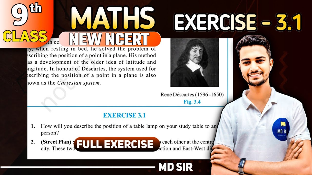 Class 9 Maths Chapter 3 | Coordinate Geometry Solutions | Exercise 3.1 Q1 to Q2