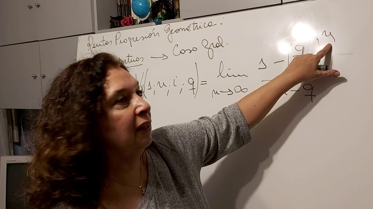 Cálculo FINANCIERO. Rentas Variables en Progresion Geométrica. 4/4. Silvia Ail