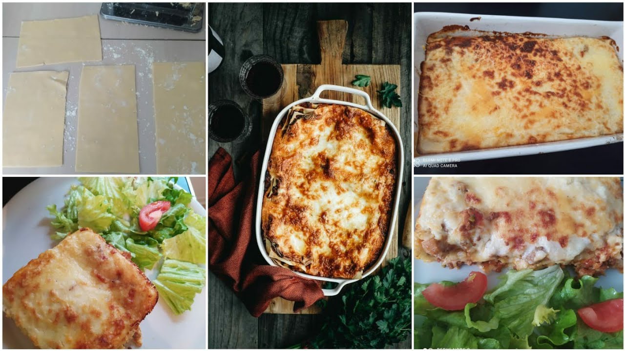 لازانيا بدون غلوتينlasagne maison sans gluten