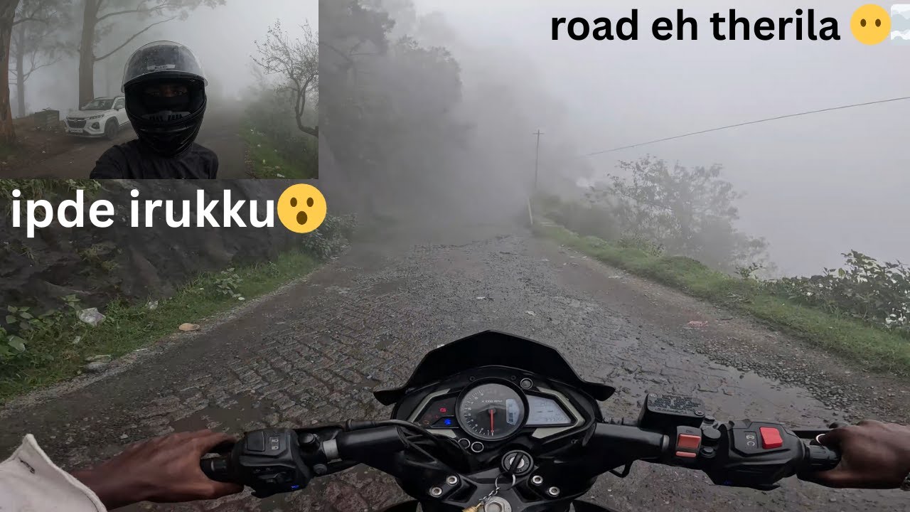 Kodaikanal Part 2 | Poombarai Murugan Temple🛕 | road eh therila😱 |solo throttle | tamil |