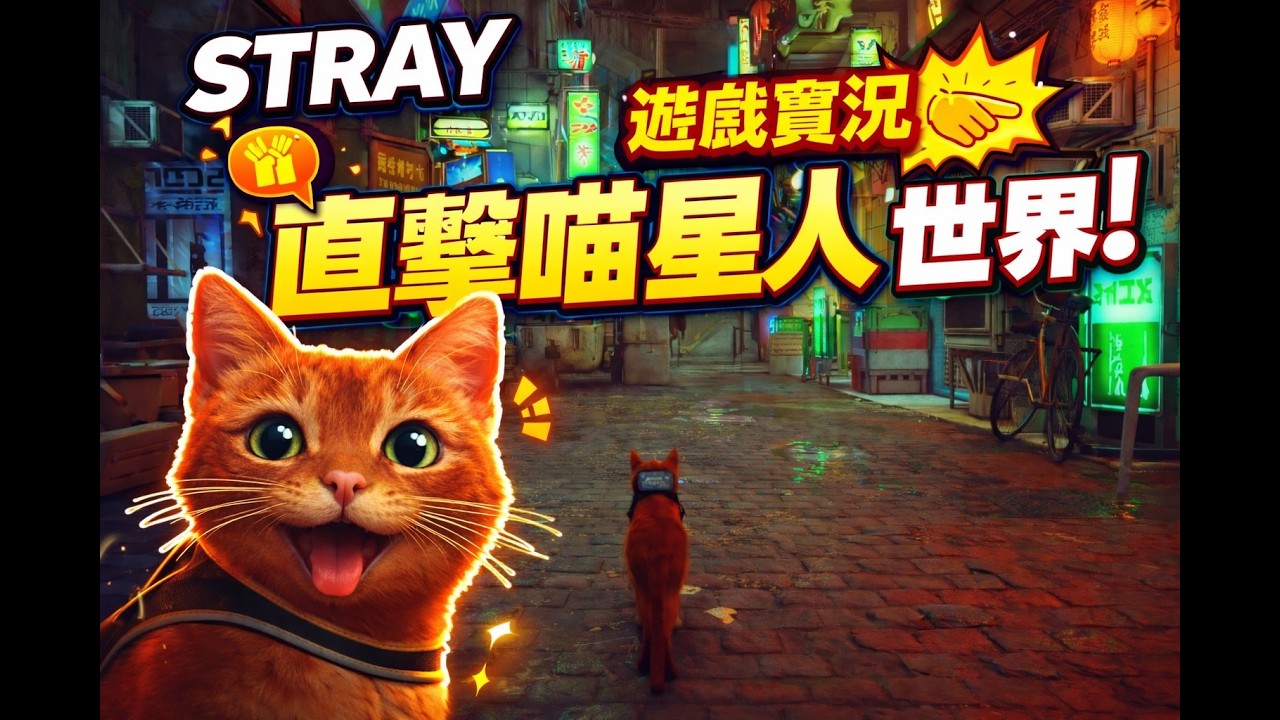 【STRAY遊戲直播】當我變成一隻貓...這世界比想像中殘酷 Ep.01