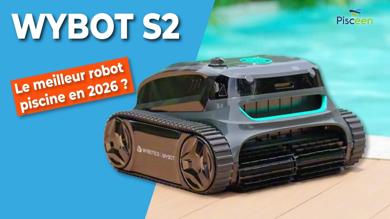 Robot piscine sans fil Wybot S2 : autonomie 3h30 + appli (test rapide)