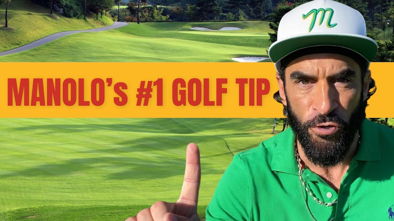 MANOLO&rsquo;s #1 GOLF TIP to produce a nice straight ball flight.