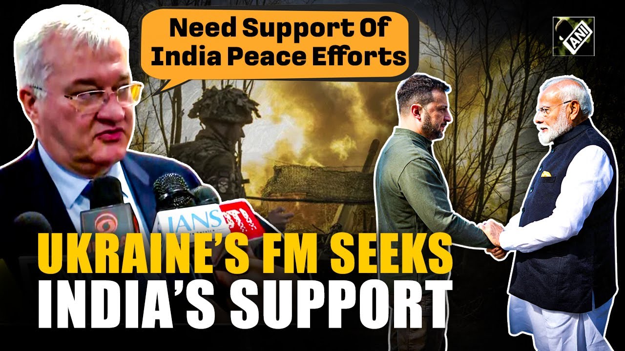 &ldquo;We need support of India in our peace efforts&hellip;&rdquo; Ukrainian Foreign Minister Andrii Sybiha