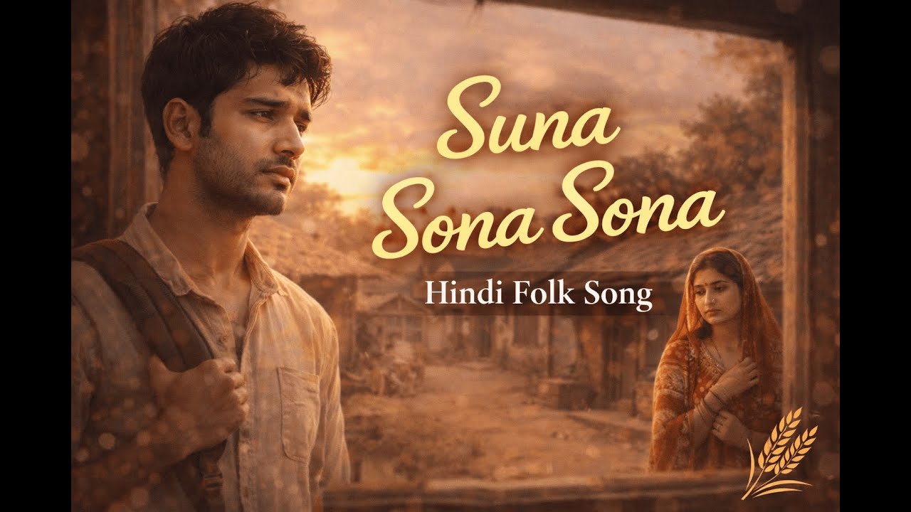 Suna Sona Sona 🌾 | Village Love Folk Song | Desi Mitti Music | @hitunlistedsongs