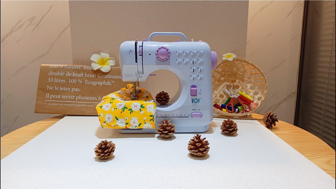 Latest Sewing Tutorial Introduction for Classical Mini Household Sewing Machine FHSM-505