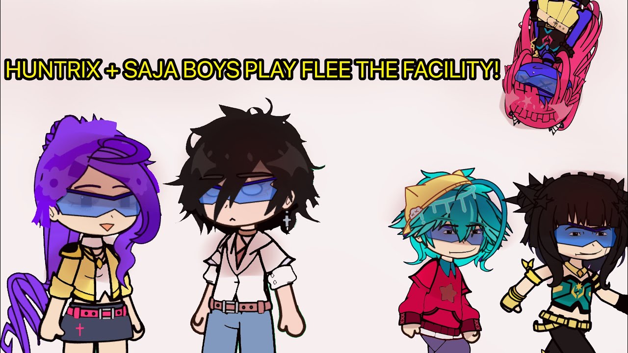 Huntrix and saja boys play flee the facility together! -Kpopdemonhunters- //read description//