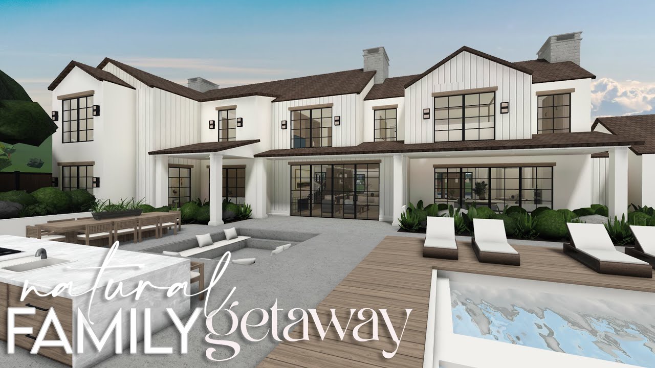 Bloxburg | Natural Family Getaway | House Build
